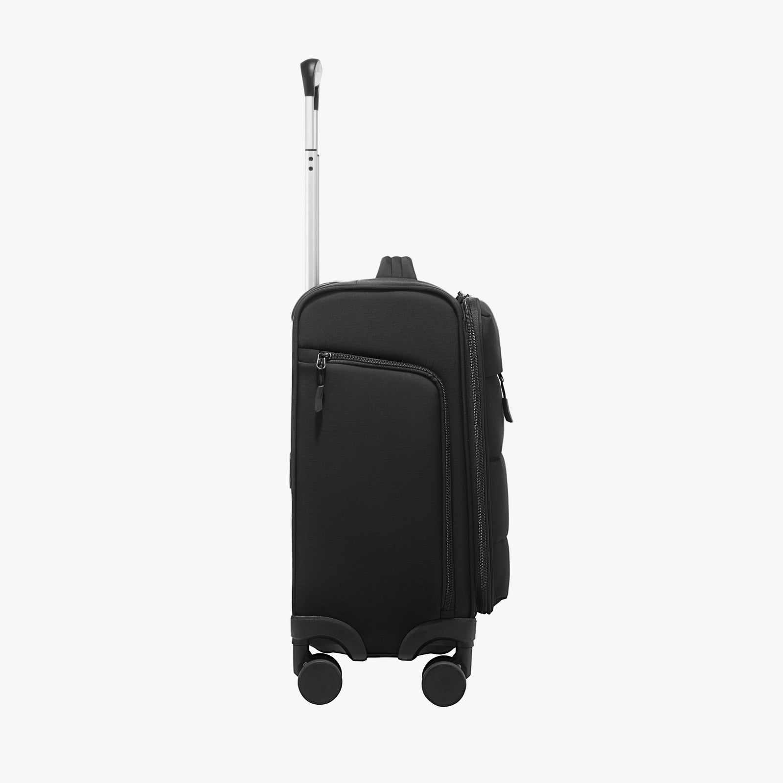 LUGGEX 16-inch underseat carry-on luggage with front pocket, lightweight travel suitcase designed to fit under airplane seats. 