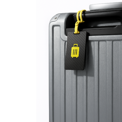 LuggeX 20 inch aluminum frame carry on suitcase with carbon fiber luggage tags
#color_sliver_grey