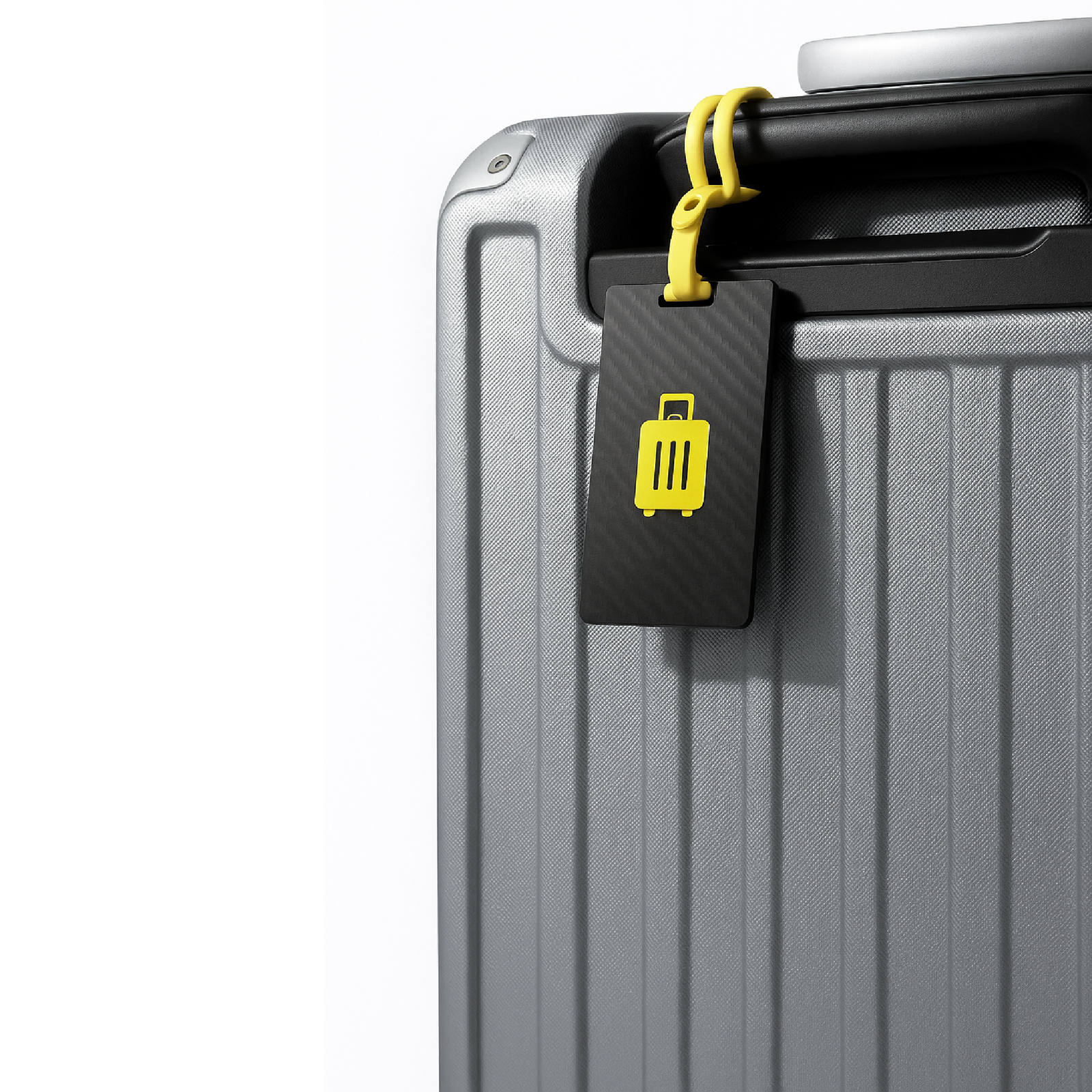 LuggeX 20 inch aluminum frame carry on suitcase with carbon fiber luggage tags 
