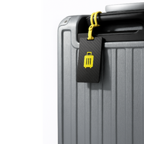 LuggeX 20 inch aluminum frame carry on suitcase with carbon fiber luggage tags 