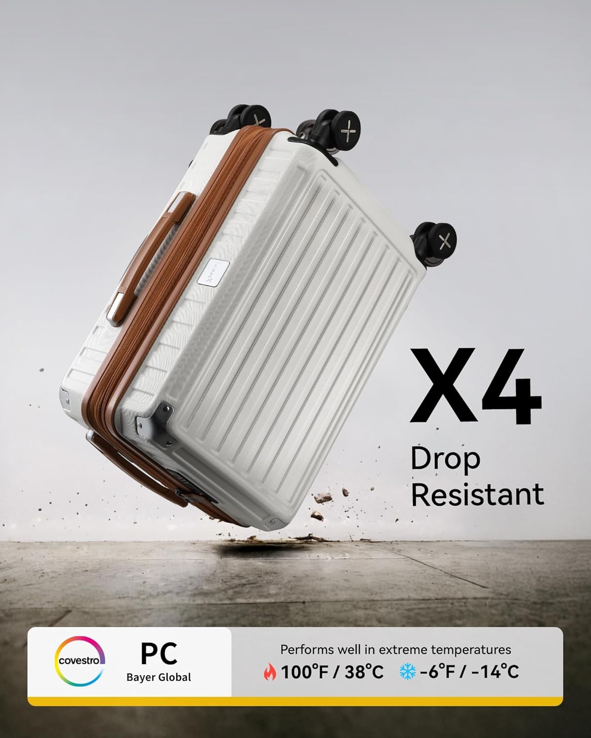 Durable Aluminum Carry-On Luggage with Reinforced Corner Protectors, Drop Tested for Impact Resistance
#color_gun