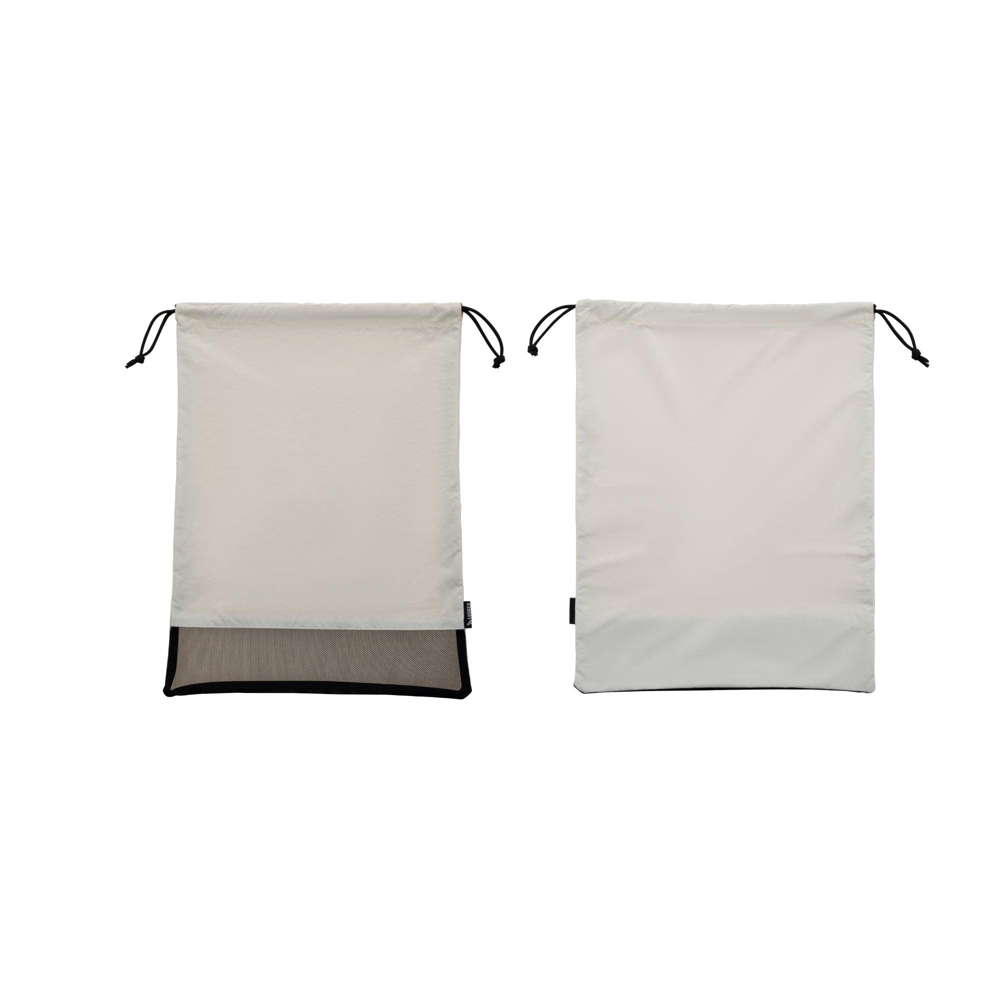 LUGGEX S drawstring shoe bag measuring 17.3 x 12.3 inches, lightweight travel shoe organizer for packing footwear #show