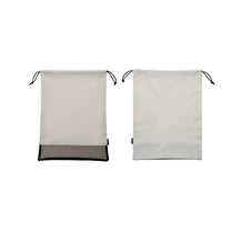 LUGGEX S drawstring shoe bag measuring 17.3 x 12.3 inches, lightweight travel shoe organizer for packing footwear #show