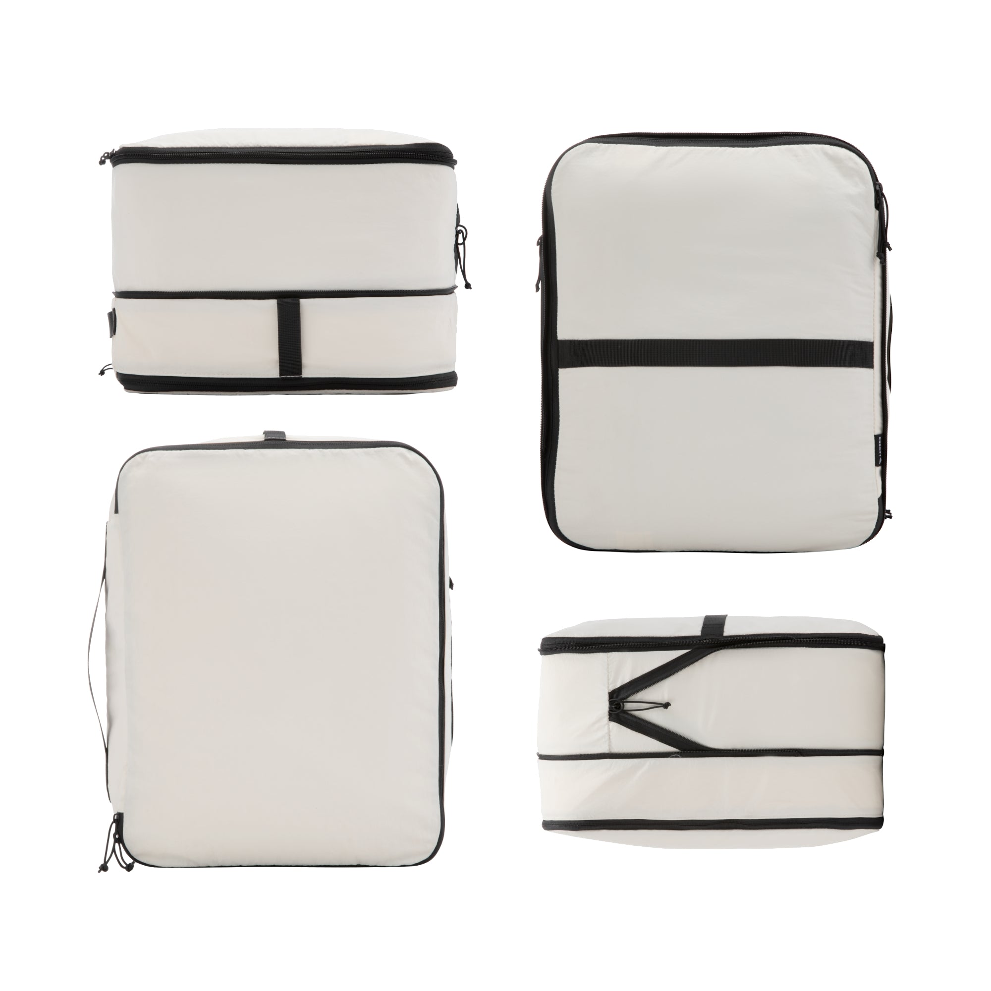 LUGGEX XL compression packing cube measuring 15.3 x 11.8 x 4.9 inches, large travel organizer for bulky clothing #show