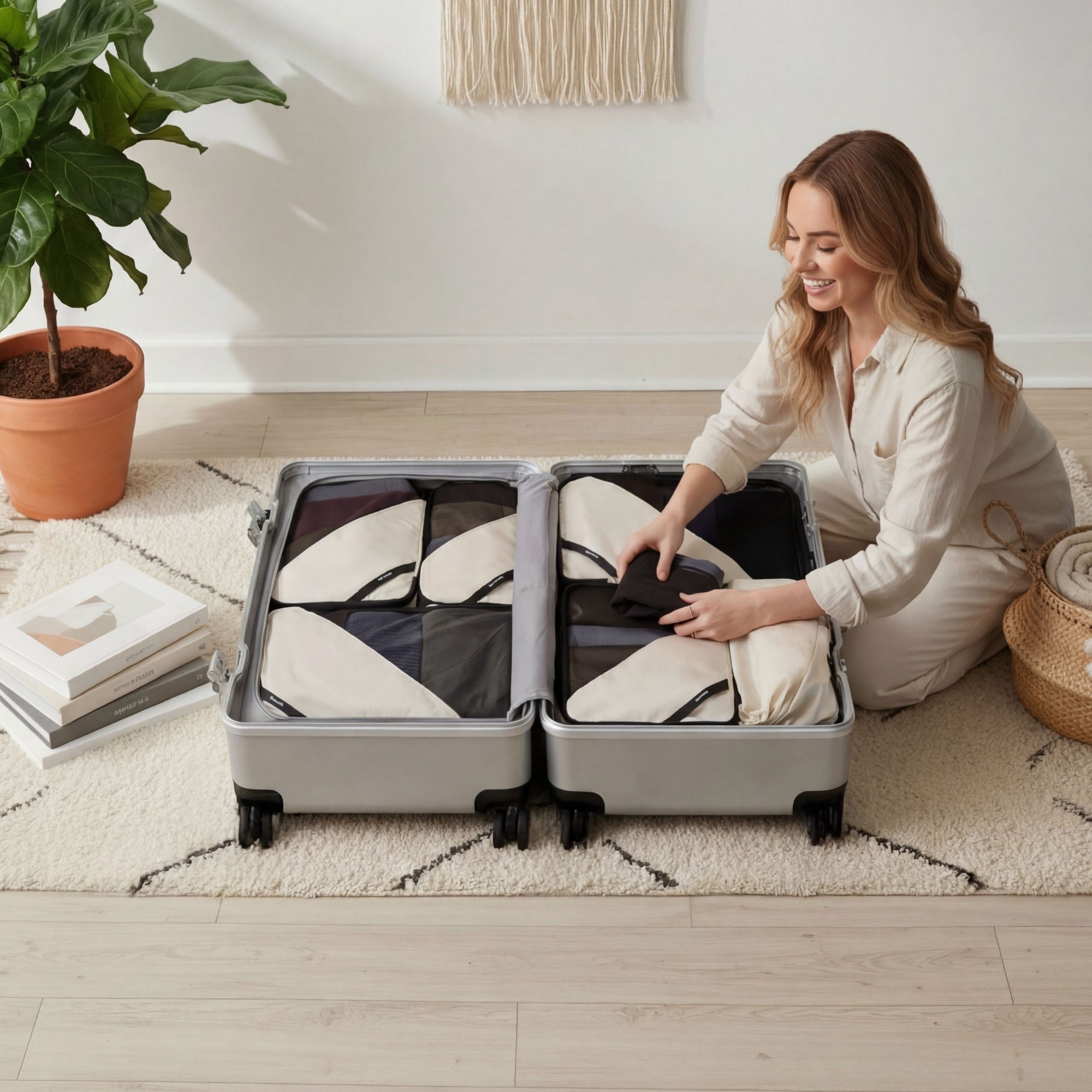 Compressible Packing Cubes (6 Pack) POX-6-lifestyle_images