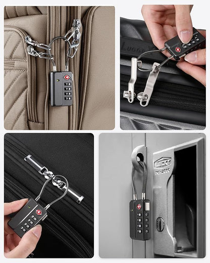 LUGGEX TSA Approved Luggage Locks | Durable Travel Accessories