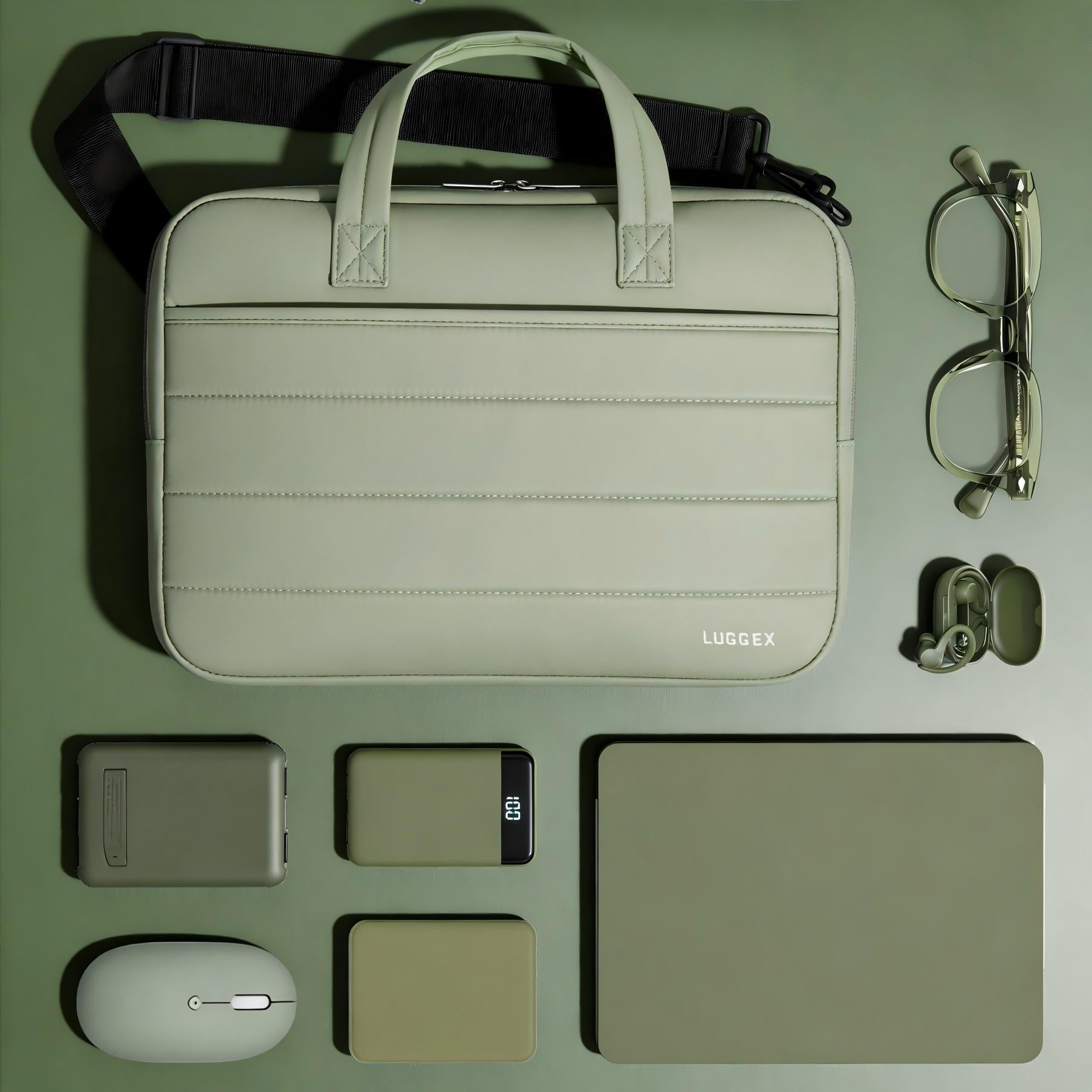 Laptop Bag Sleeve with Strap(13''- 14'' Laptop) aoi