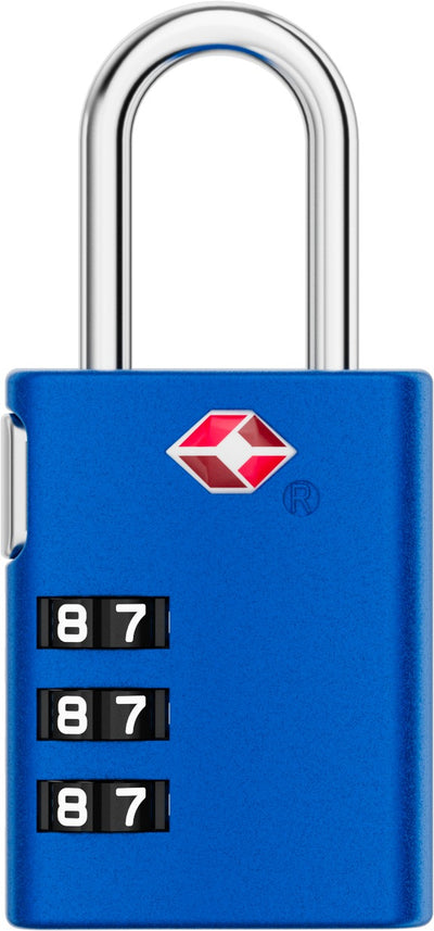 LUGGEX TSA Approved Keyless Luggage Locks | 4-Digit Combination, 4 Packs