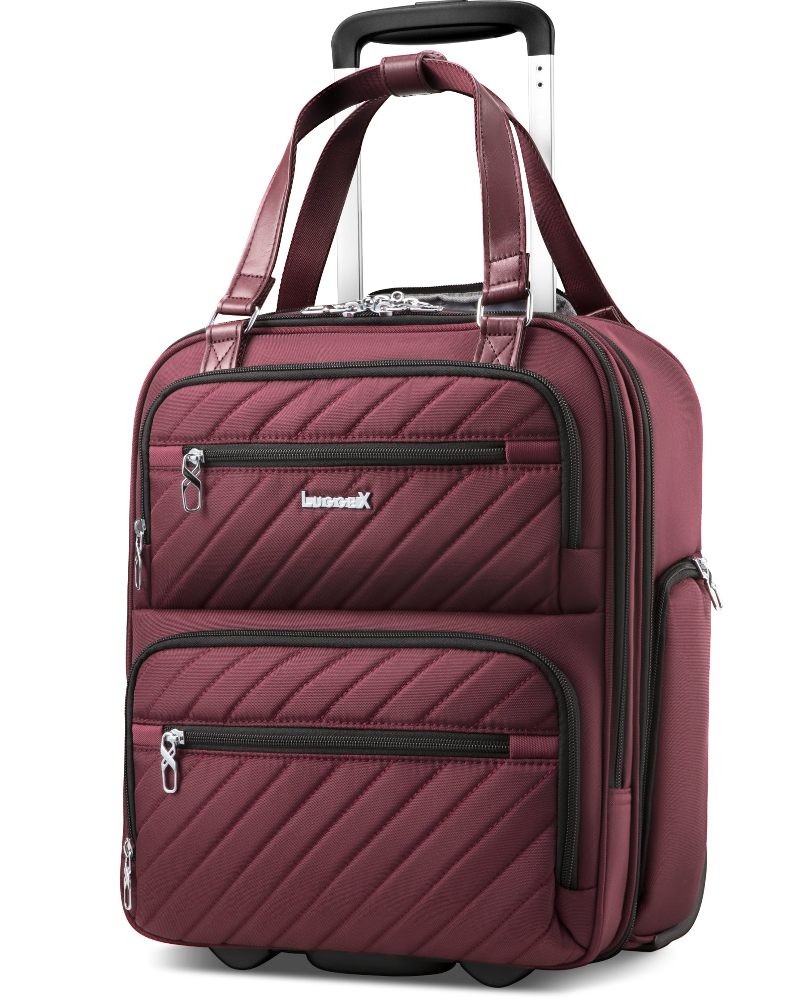 Luggex UDK Core| Underseat Carry On with Wheel | 16 Inch Dark Scarlet c28eff7e15a7f40ecba3853c6731fb2c_4bd5259b-4cb4-4a5e-a50d-dcf7c8066b70