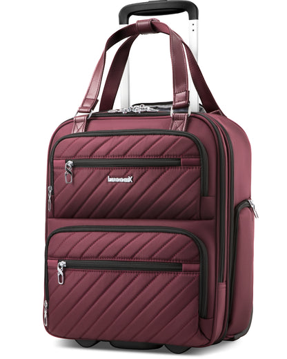 Luggex UDK Core| Underseat Carry On with Wheel | 16 Inch Dark Scarlet c28eff7e15a7f40ecba3853c6731fb2c_4bd5259b-4cb4-4a5e-a50d-dcf7c8066b70