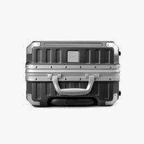 Luggex aluminum frame luggage suitcase set, 20-inch carry-on and 28-inch checked luggage with  reinforced corners and side handle
