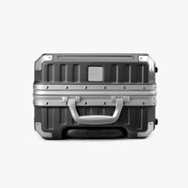 Luggex aluminum frame luggage suitcase set, 20-inch carry-on and 28-inch checked luggage with  reinforced corners and side handle
