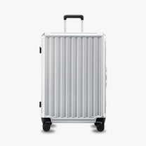 LUGGEX aluminum frame luggage suitcase set, 20-inch carry-on and 28-inch checked luggage with TSA lock and spinner wheels
