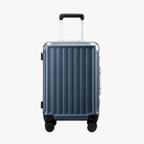 LUGGEX 20-inch aluminum frame carry-on luggage suitcase with TSA lock and spinner wheels  
