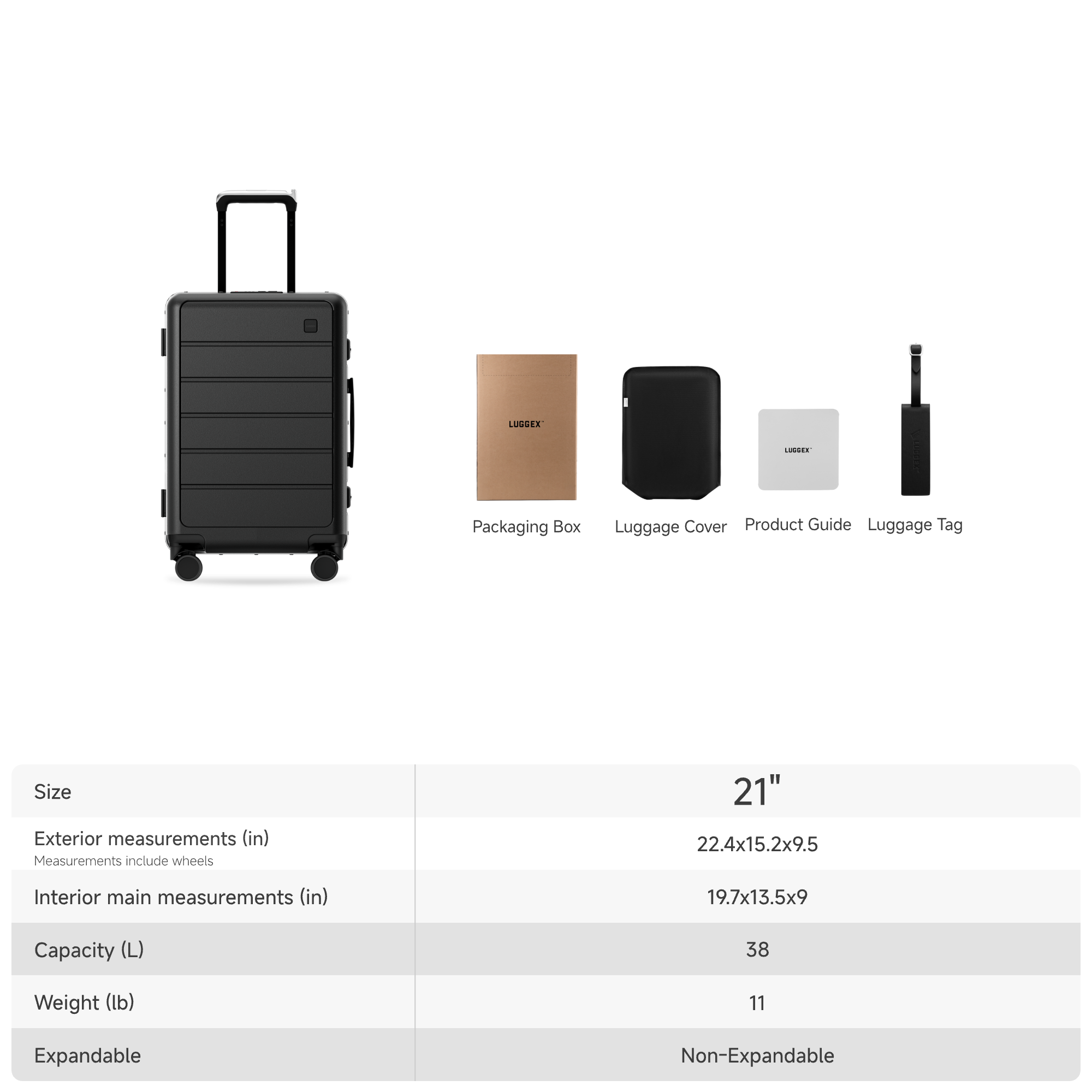ZX HUP Pro Front Open Carry-On | LUGGEX ZX HUP Pro Front Open Carry-On | LUGGEX