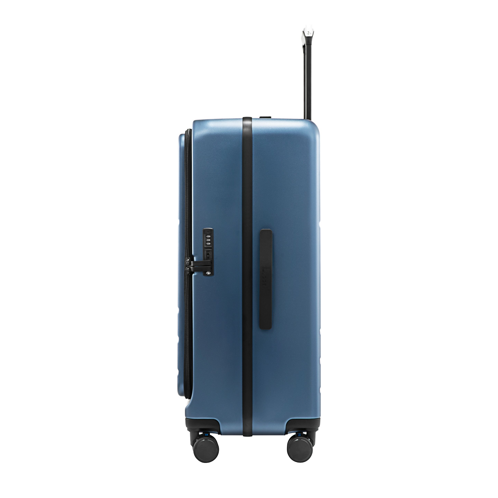 LUGGEX  FLA front open check-in suitcase with a built-in TSA-approved lock and rivet-free aluminum frame—designed for secure, worry-free travel.
