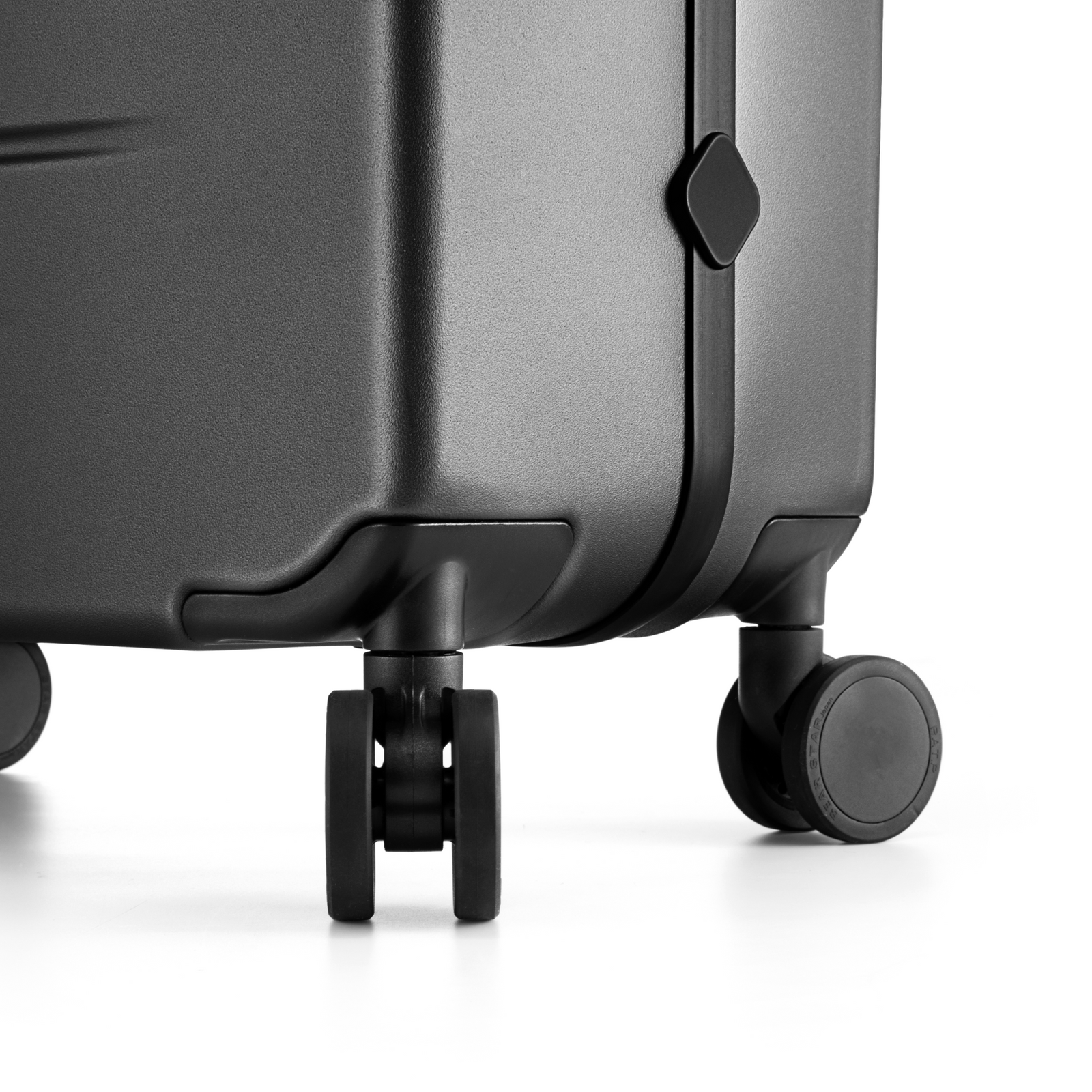 LUGGEX  FLA front open carry-on suitcase with quiet spinner wheels and smooth 360° rotation—designed for effortless, noise-reduced rolling.
