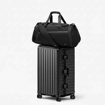 ZX Check-In 30" Aluminum Frame Trunk & Expandable Sport Duffel Bag Set luggex-zx-30-aluminum-trunk-with-40l-expandable-sport-duffel-travel-set