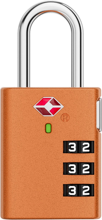 LUGGEX TSA Approved Keyless Luggage Locks | 4-Digit Combination, 4 Packs