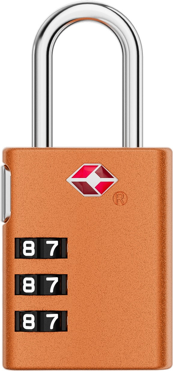 LUGGEX TSA Approved Keyless Luggage Locks | 4-Digit Combination, 4 Packs