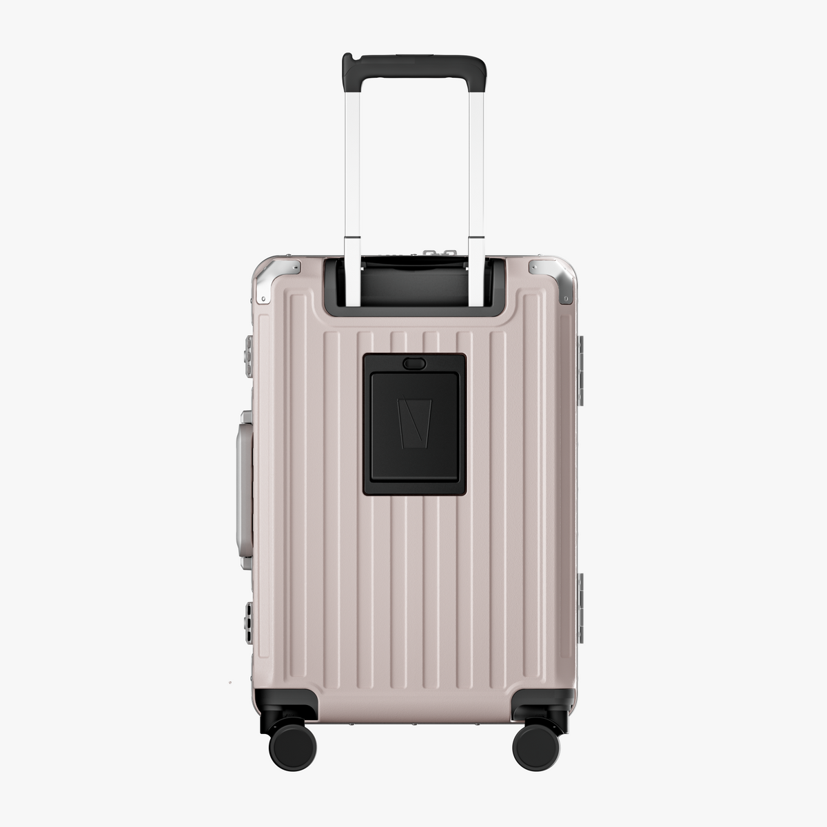 LUGGEX SF81-M1 21-inch Blush Pink carry-on, back #color_pink