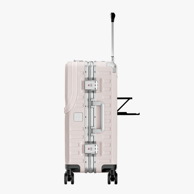 LUGGEX SF81-M1 21-inch Blush Pink carry-on, side latches #color_pink