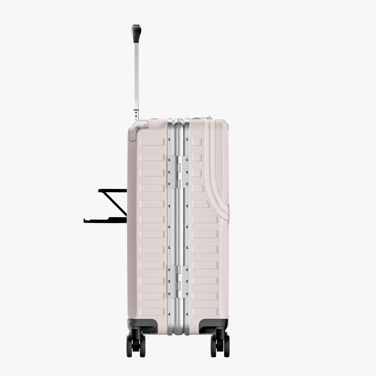 LUGGEX SF81-M1 21-inch Blush Pink carry-on, side hinge #color_pink