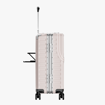 LUGGEX SF81-M1 21-inch Blush Pink carry-on, side hinge #color_pink