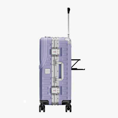 LUGGEX SF81-M1 21-inch Purple carry-on, side latches #color_purple